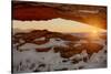 USA, Utah, Sunrise at Mesa Arch, Canyonlands National Park-John Ford-Stretched Canvas