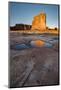 USA, Utah. The Organ reflected in an ice covered pool, Arches National Park.-Judith Zimmerman-Mounted Photographic Print