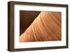 USA Utah - 'The Wave' eroded petrified sandstone - Paria Canyon-Fritz Polking-Framed Photographic Print