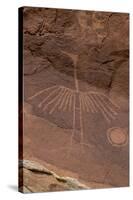 USA, Utah. Thunderbird petroglyph panel, Bears Ears National Monument-Judith Zimmerman-Stretched Canvas