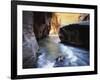 USA, Utah, View of Virgin River at Zion National Park-Zandria Muench Beraldo-Framed Photographic Print