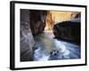 USA, Utah, View of Virgin River at Zion National Park-Zandria Muench Beraldo-Framed Photographic Print