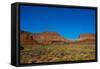 USA, Utah. Views of Colorado River Valley, Lake Powell area along Highway 95,-Bernard Friel-Framed Stretched Canvas