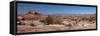 USA, Utah. Vista from Wooden Shoe Arch, Canyonlands National Park, Needles District.-Judith Zimmerman-Framed Stretched Canvas