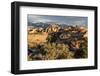 USA, Utah. Vista of Sand Flats and the La Sal Mountains, Sand Flats Recreation Area, near Moab.-Judith Zimmerman-Framed Photographic Print