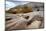 USA, Utah. Waterpockets and autumnal cottonwood trees, Grand Staircase-Escalante National Monument.-Judith Zimmerman-Mounted Photographic Print