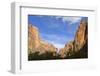 USA, Utah. Zion National Park, Canyon red cliffs-Jamie & Judy Wild-Framed Photographic Print