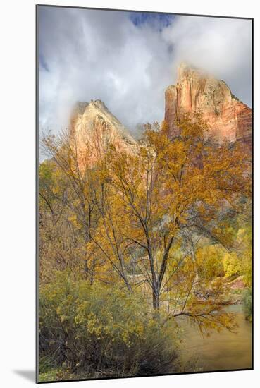 USA, Utah, Zion National Park, Court of the Patriarchs-Jamie & Judy Wild-Mounted Photographic Print