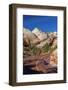 Usa, Utah, Zion National Park, Highway 9, Zion Park Boulevard-Alan Copson-Framed Photographic Print