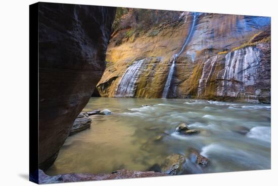 USA, Utah, Zion National Park. the Narrows of the Virgin River-Jamie & Judy Wild-Stretched Canvas