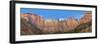 USA, Utah. Zion National Park, Towers of the Virgin, and The West Temple-Jamie & Judy Wild-Framed Photographic Print