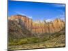 USA, Utah. Zion National Park, Towers of the Virgin, and The West Temple-Jamie & Judy Wild-Mounted Photographic Print