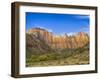 USA, Utah. Zion National Park, Towers of the Virgin, and The West Temple-Jamie & Judy Wild-Framed Photographic Print