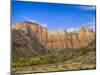 USA, Utah. Zion National Park, Towers of the Virgin, and The West Temple-Jamie & Judy Wild-Mounted Photographic Print