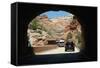 USA, Utah, Zion National Park, Tunnel-Catharina Lux-Framed Stretched Canvas