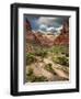 USA, Utah, Zion National Park. View Along the Virgin River-Ann Collins-Framed Premium Photographic Print