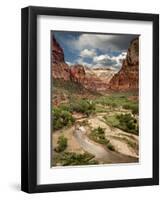 USA, Utah, Zion National Park. View Along the Virgin River-Ann Collins-Framed Photographic Print