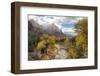 USA, Utah, Zion National Park, Virgin River and the Watchman-Jamie & Judy Wild-Framed Photographic Print