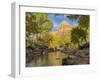 USA, Utah. Zion National Park, Virgin River and The Watchman-Jamie & Judy Wild-Framed Photographic Print