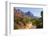 USA, Utah, Zion National Park, Virgin River, the Watchman-Catharina Lux-Framed Photographic Print