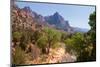 USA, Utah, Zion National Park, Virgin River, the Watchman-Catharina Lux-Mounted Photographic Print