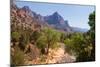 USA, Utah, Zion National Park, Virgin River, the Watchman-Catharina Lux-Mounted Photographic Print