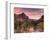 USA, Utah, Zion National Park, Watchman Mountain and Virgin River-Michele Falzone-Framed Photographic Print