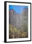 USA, Utah, Zion National Park. Waterfall Scenic-Jay O'brien-Framed Photographic Print