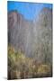 USA, Utah, Zion National Park. Waterfall Scenic-Jay O'brien-Mounted Photographic Print