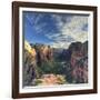 USA, Utah, Zion National Park, Zion Canyon from Angel's Landing-Michele Falzone-Framed Photographic Print