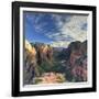 USA, Utah, Zion National Park, Zion Canyon from Angel's Landing-Michele Falzone-Framed Photographic Print