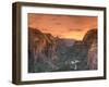 USA, Utah, Zion National Park, Zion Canyon from Angel's Landing-Michele Falzone-Framed Photographic Print