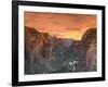 USA, Utah, Zion National Park, Zion Canyon from Angel's Landing-Michele Falzone-Framed Photographic Print