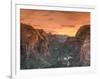 USA, Utah, Zion National Park, Zion Canyon from Angel's Landing-Michele Falzone-Framed Photographic Print