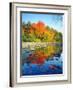 USA, Vermont, Autumn Colors Reflecting in a Stream in Vermont-Jaynes Gallery-Framed Photographic Print