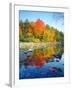 USA, Vermont, Autumn Colors Reflecting in a Stream in Vermont-Jaynes Gallery-Framed Photographic Print