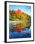 USA, Vermont, Autumn Colors Reflecting in a Stream in Vermont-Jaynes Gallery-Framed Photographic Print