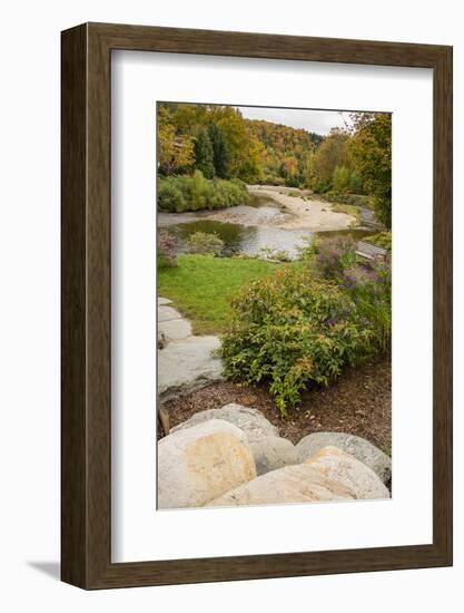 USA, Vermont, Fall foliage in Mad River Valley, Waitsfield-Alison Jones-Framed Photographic Print