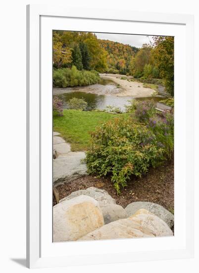 USA, Vermont, Fall foliage in Mad River Valley, Waitsfield-Alison Jones-Framed Photographic Print