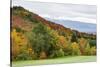 USA, Vermont, Fall foliage on Mount Mansfield-Alison Jones-Stretched Canvas