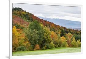 USA, Vermont, Fall foliage on Mount Mansfield-Alison Jones-Framed Photographic Print