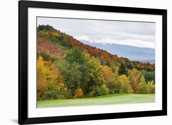 USA, Vermont, Fall foliage on Mount Mansfield-Alison Jones-Framed Photographic Print