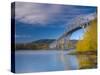 USA, Vermont, Lake Champlain, Chimney Point Bridge Between Chimney Point Vt and Crown Point Ny-Alan Copson-Stretched Canvas