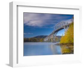 USA, Vermont, Lake Champlain, Chimney Point Bridge Between Chimney Point Vt and Crown Point Ny-Alan Copson-Framed Photographic Print