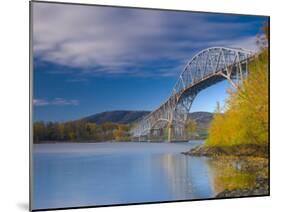 USA, Vermont, Lake Champlain, Chimney Point Bridge Between Chimney Point Vt and Crown Point Ny-Alan Copson-Mounted Photographic Print