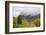 USA, Vermont, New England, Stowe Mt. Mansfield parking lot view with fog on mountains-Alison Jones-Framed Photographic Print