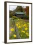 USA, Vermont, Waterville. Church Street Covered Bridge in Fall-Bill Bachmann-Framed Photographic Print