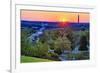 USA, Virginia, Arlington, Arlington National Cemetery at Sunrise-Hollice Looney-Framed Premium Photographic Print