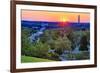 USA, Virginia, Arlington, Arlington National Cemetery at Sunrise-Hollice Looney-Framed Premium Photographic Print