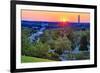 USA, Virginia, Arlington, Arlington National Cemetery at Sunrise-Hollice Looney-Framed Premium Photographic Print
